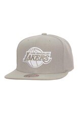 Mitchell & Ness Nba Evergreen Grey White Snapback Lakers- Grey