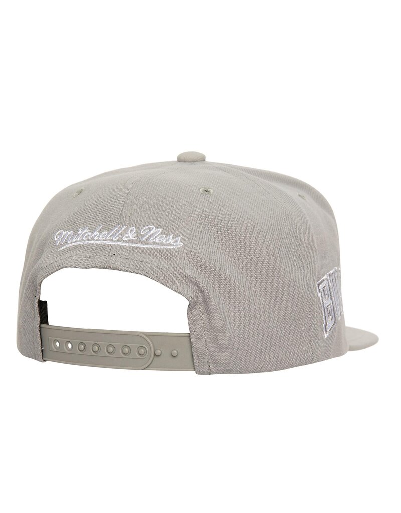 Mitchell & Ness Nba Evergreen Grey White Snapback Bulls- Grey/White