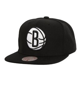 Mitchell & Ness Mitchell And Ness Nba Evergreen Black White Snapback Nets- Black & White