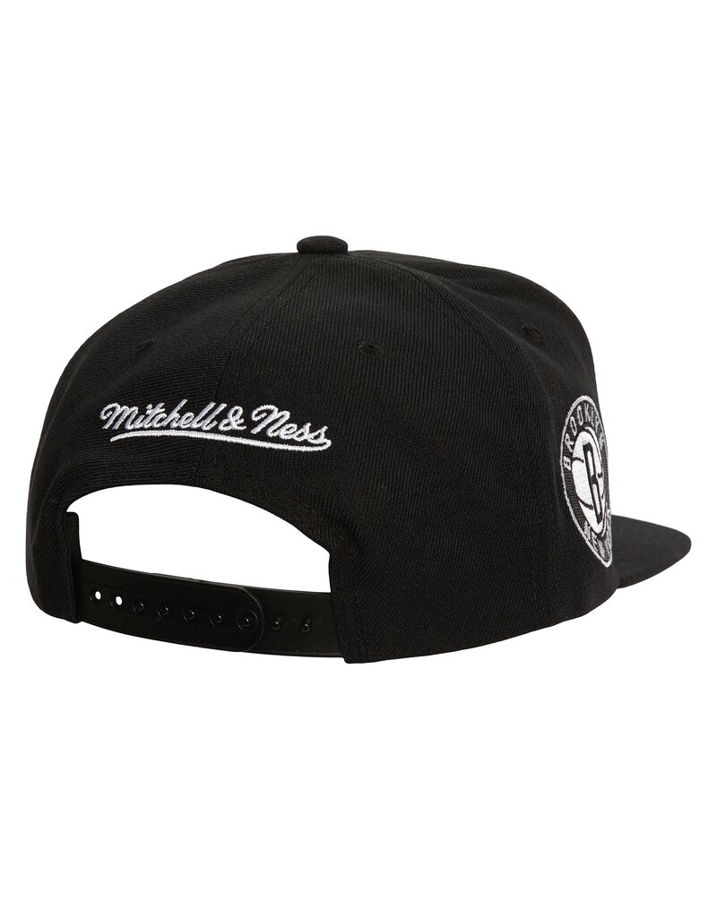 Mitchell & Ness Mitchell And Ness Nba Evergreen Black White Snapback Nets- Black & White