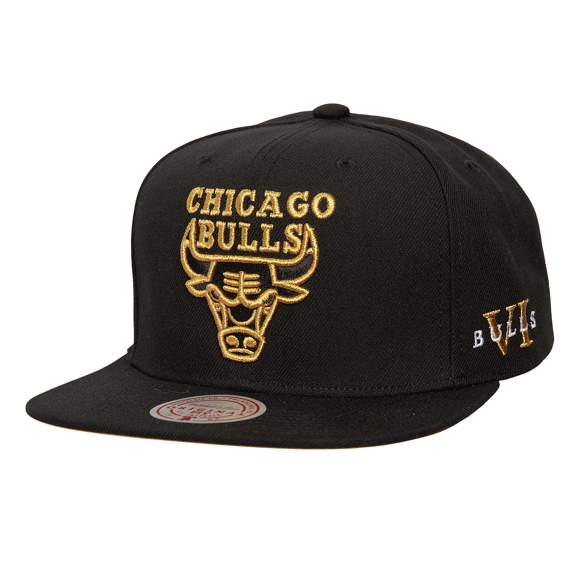 Mitchell & Ness Mitchell And Ness Nba Core Vi Snapback Bulls- Black & Beige