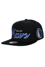 Mitchell & Ness Nba Team Script 2.0 Snapback Mavericks- Black/Blue