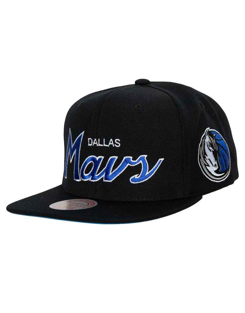 Mitchell & Ness Nba Team Script 2.0 Snapback Mavericks- Black/Blue