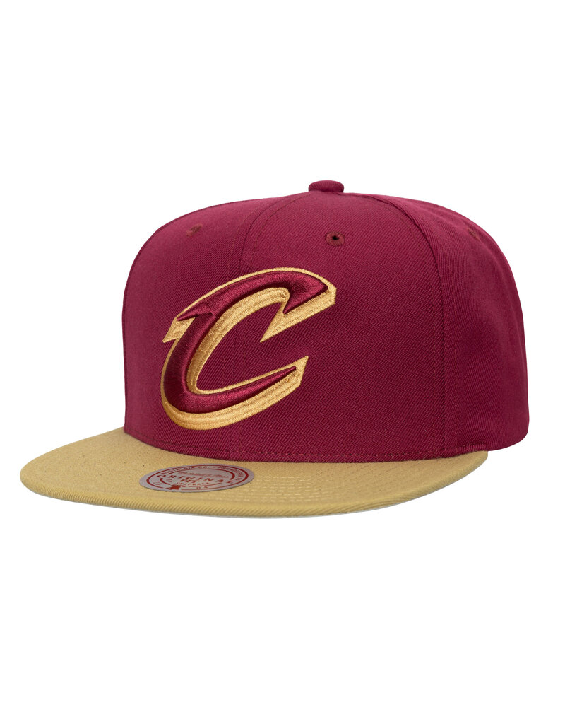 Mitchell & Ness Mitchell And Ness Nba Team 2 Tone 2.0 Snapback Cavaliers- Red/Beige