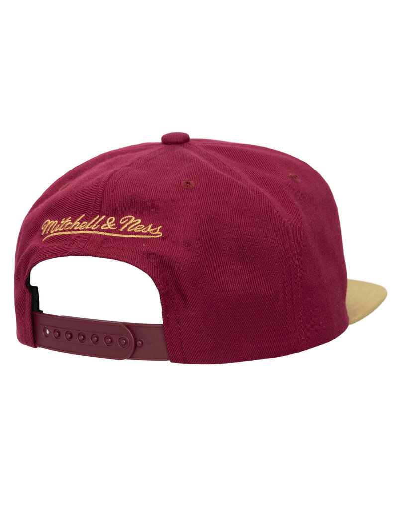 Mitchell & Ness Mitchell And Ness Nba Team 2 Tone 2.0 Snapback Cavaliers- Red/Beige
