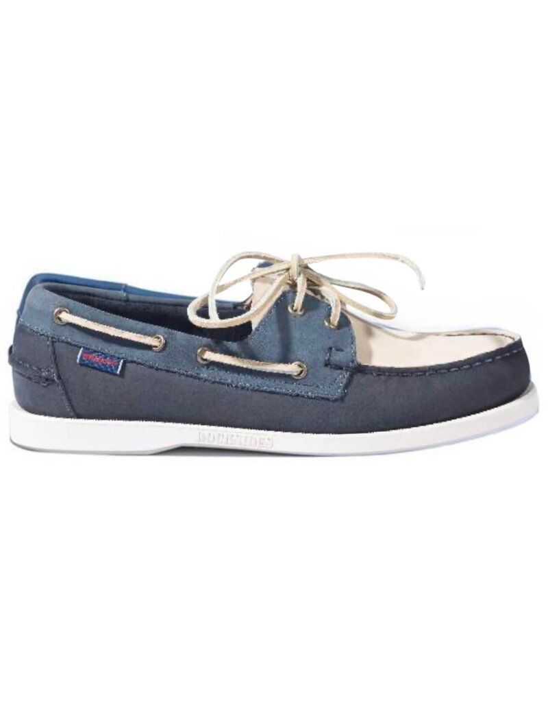 Sebago Dockside Portland- Navy/Blue/Bone