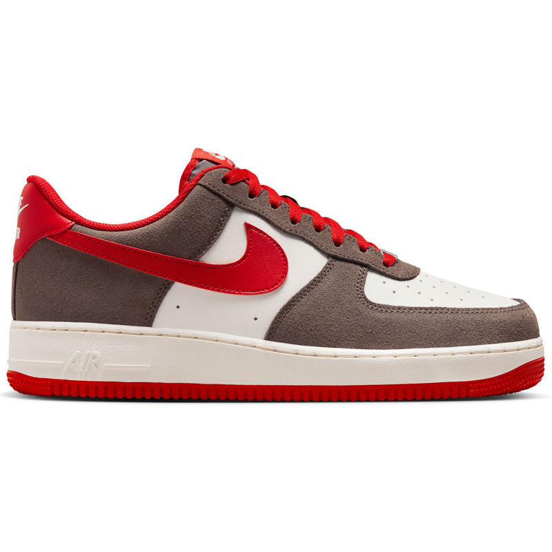 Nike Air Force 1 07 Lv8 Rugby- Cave Stone/Univ Red-Sail