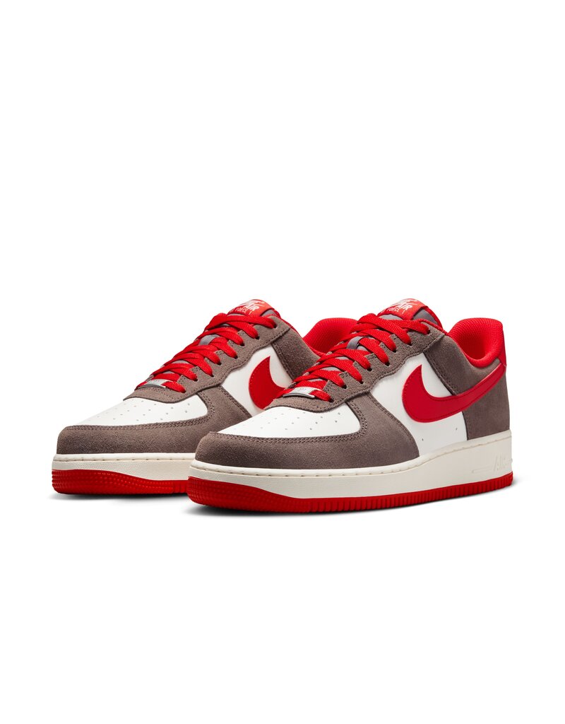 Nike Air Force 1 07 Lv8 Rugby- Cave Stone/Univ Red-Sail
