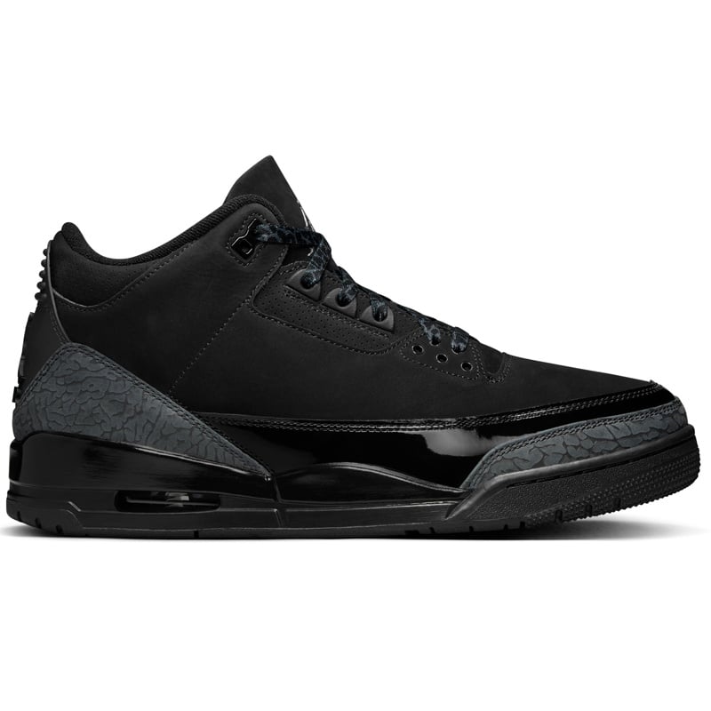 Jordan Air Jordan 3 Retro- Black/Dk Charcoal-White