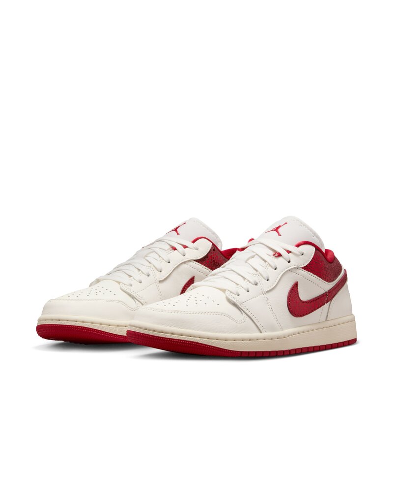 Jordan Wmns Air Jordan 1 Low Se V2- Sail/Varsity Red-Team Red