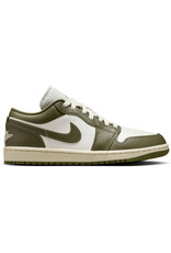 Jordan Wmns Air Jordan 1 Low-Sail/Med Olive-Coconut Milk