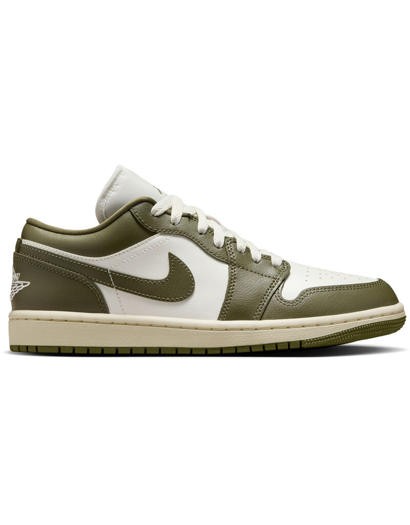 Jordan Wmns Air Jordan 1 Low-Sail/Med Olive-Coconut Milk
