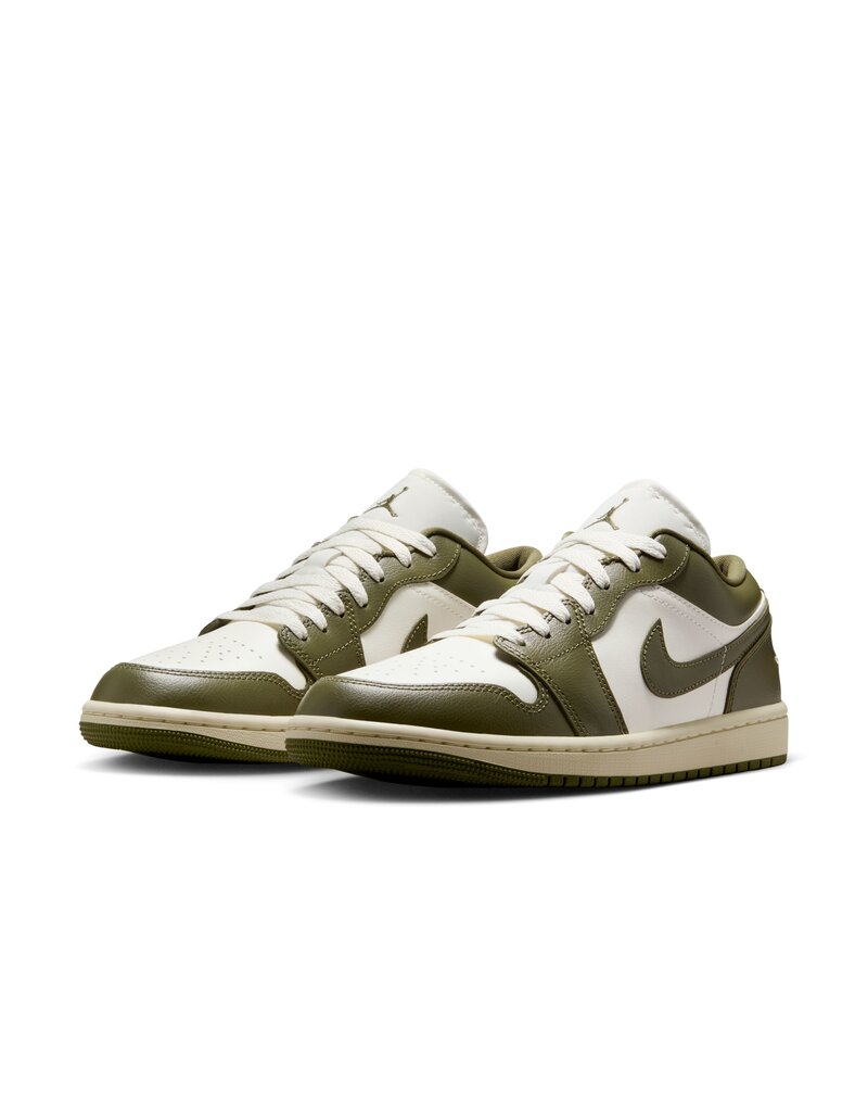 Jordan Wmns Air Jordan 1 Low-Sail/Med Olive-Coconut Milk