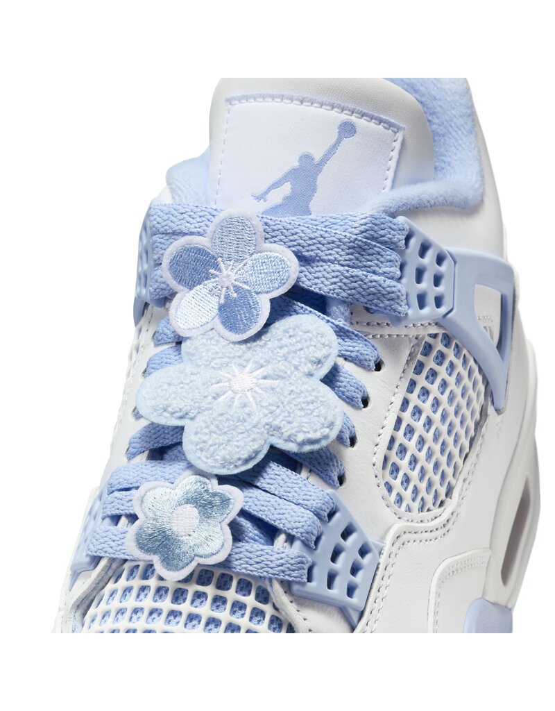 Jordan Wmns Air Jordan 4 Retro S25- White/Aluminum-Bl Tint-Ol Grn