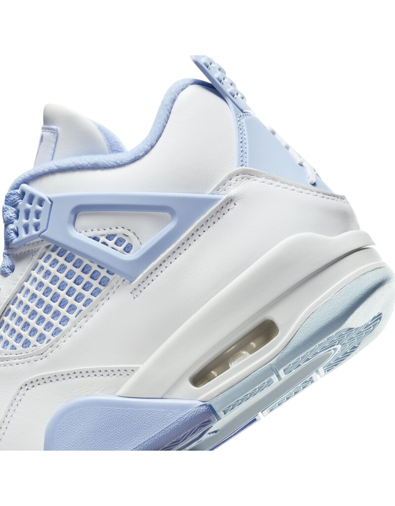 Jordan Wmns Air Jordan 4 Retro S25- White/Aluminum-Bl Tint-Ol Grn
