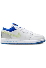 Jordan Air Jordan 1 Low Ss Bg- White/Metalic Silver/Hyper Royal
