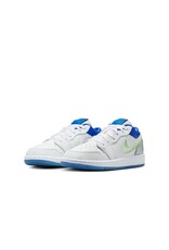 Jordan Air Jordan 1 Low Ss Bg- White/Metalic Silver/Hyper Royal