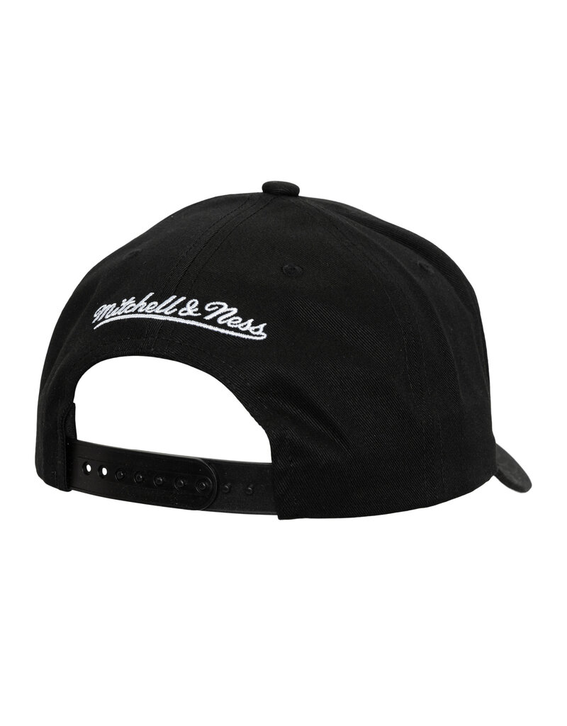 Mitchell & Ness Mitchell And Ness Branded Headwear Collection Men Snapback- Black & White