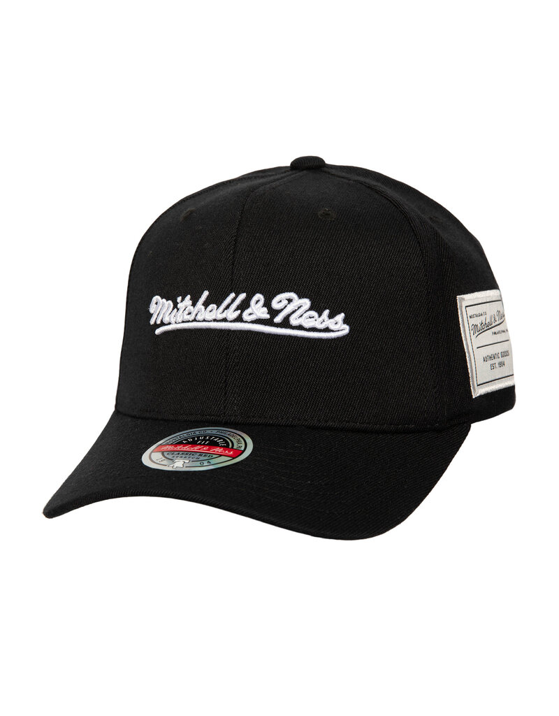 Mitchell & Ness Mitchell And Ness Branded Snapback- Black/White