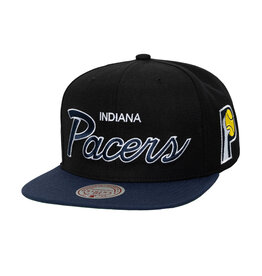 Mitchell & Ness Nba Team Script 2.0 Snapback Hwc Pacers- Black/Blue
