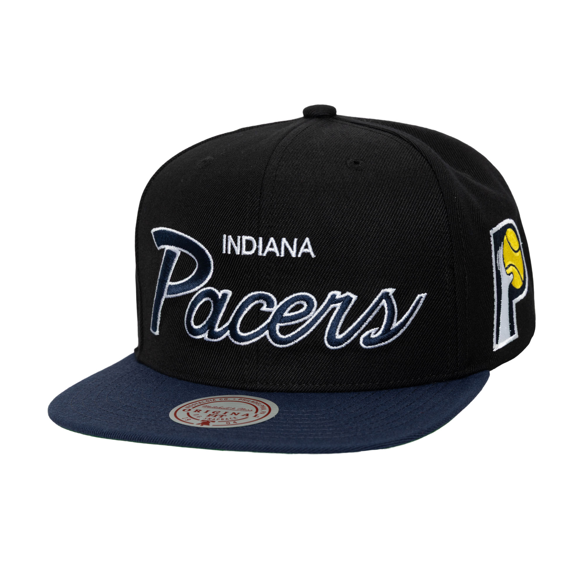 Mitchell & Ness Nba Team Script 2.0 Snapback Hwc Pacers- Black/Blue