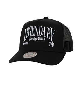 Mitchell & Ness Mitchell And Ness Branded Trucker- Black/Grey