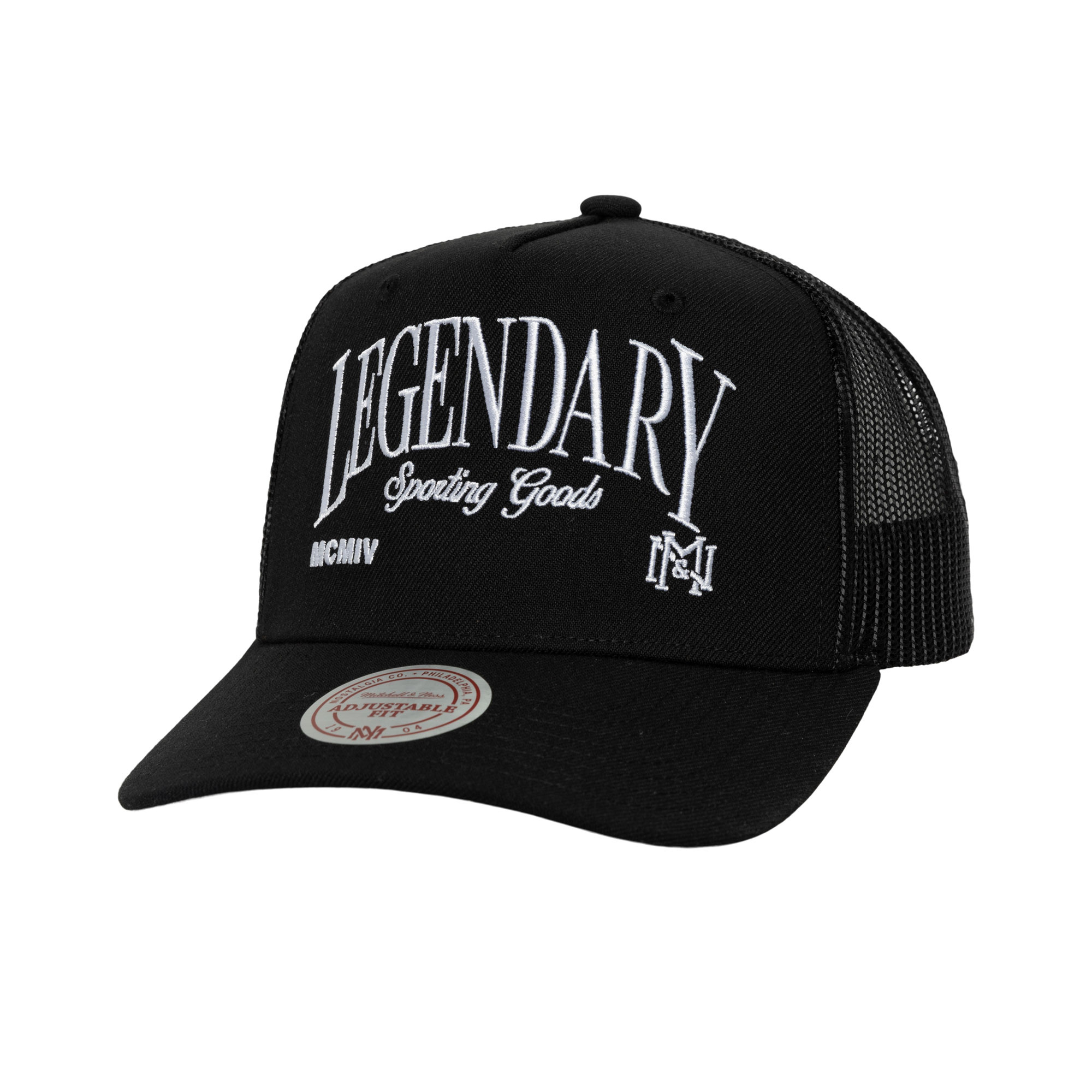 Mitchell & Ness Mitchell And Ness Branded Trucker- Black/Grey