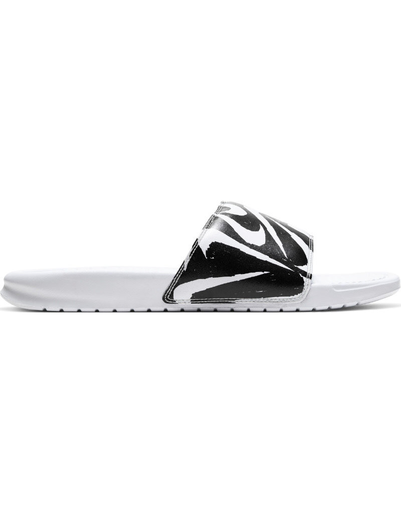 Nike Benassi JDI Print- White/Black