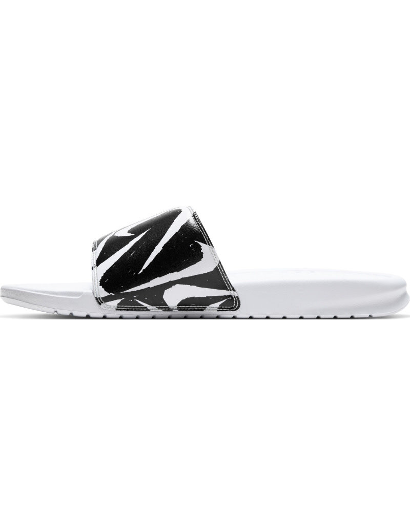 Nike Benassi JDI Print- White/Black
