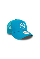 New Era League Ess Trucker Neyyan-  Aqua Blue/White
