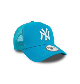 New Era League Ess Trucker Neyyan-  Aqua Blue/White