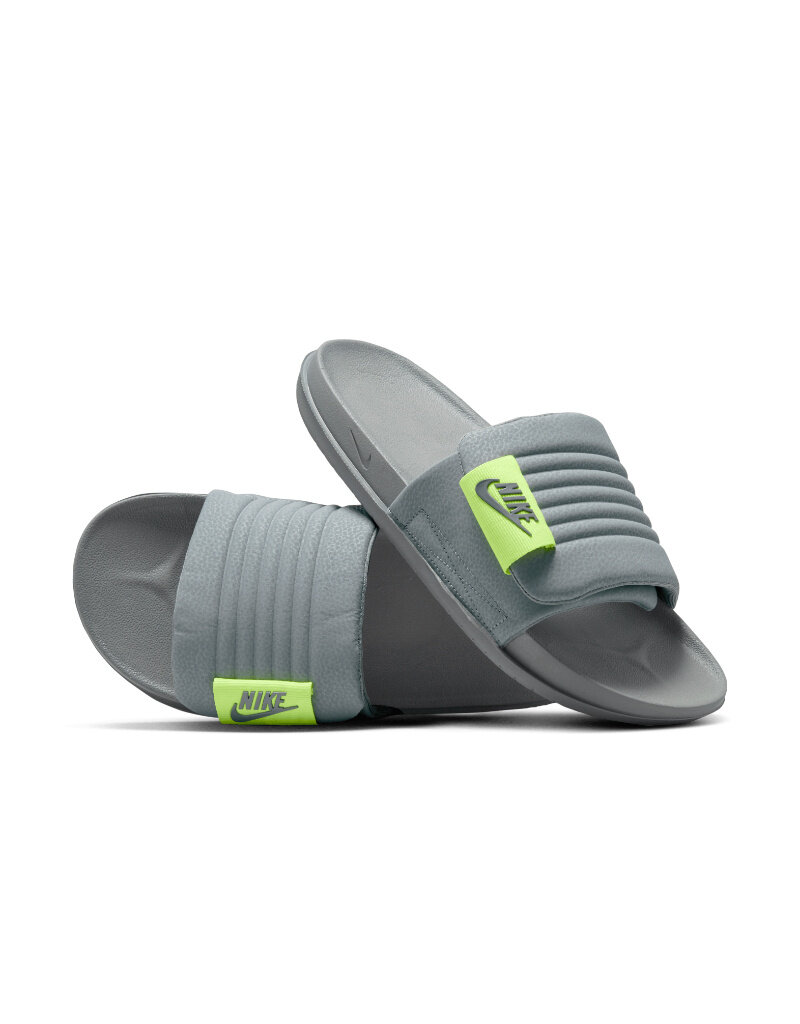 Nike Slides Nike Offcourt Adjust Slide- Cool Grey/Cool Grey-Volt