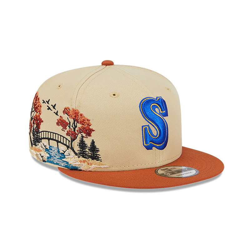 New Era Fall Landscape 950 24296 Seamarco Vgd- Brown
