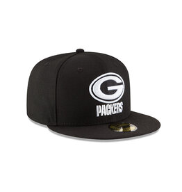 New Era Nfl 5950 League Basic Grepac- Black/White