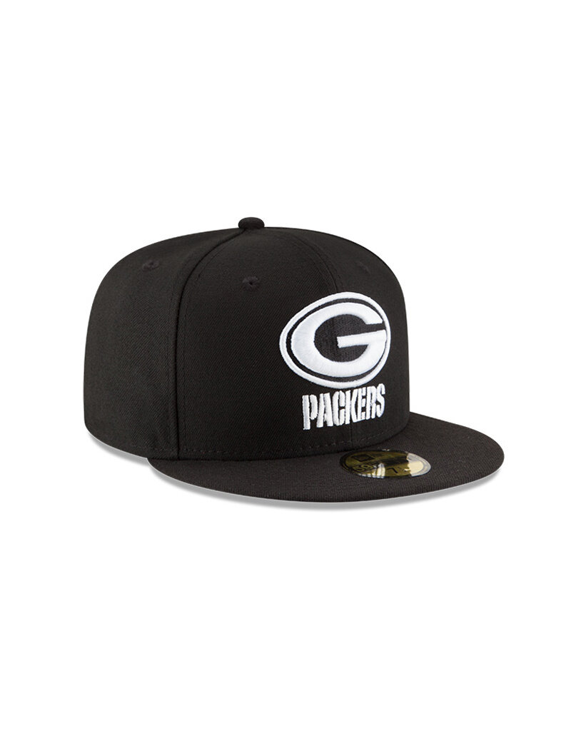New Era Nfl 5950 League Basic Grepac- Black/White