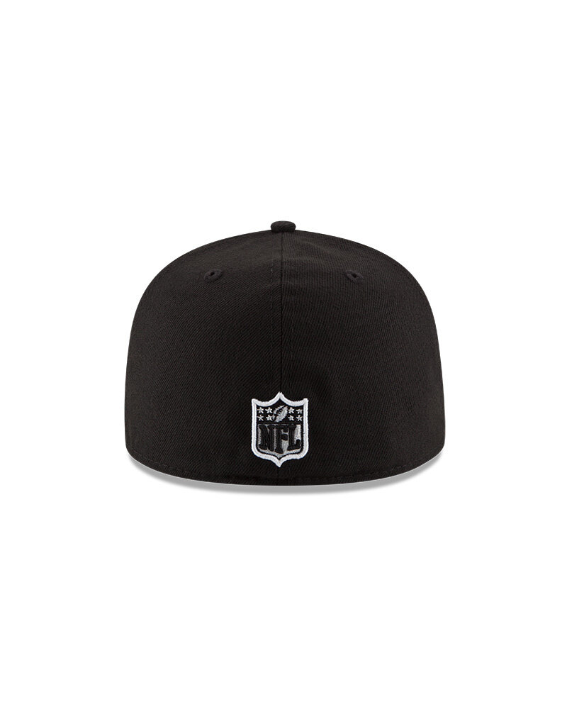 New Era Nfl 5950 League Basic Grepac- Black/White
