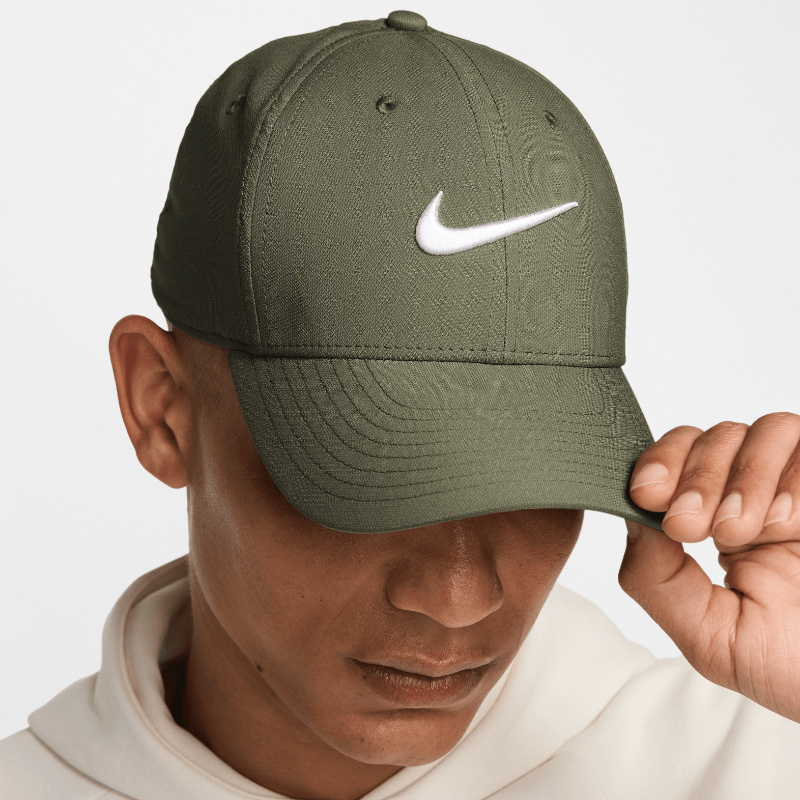 Nike U Nk Df Club Cap S Cb P- Medium Olive/(White)