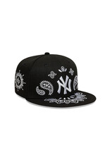 New Era Exclusive Mlb Paisley 59Fifty Neyyan  Blk