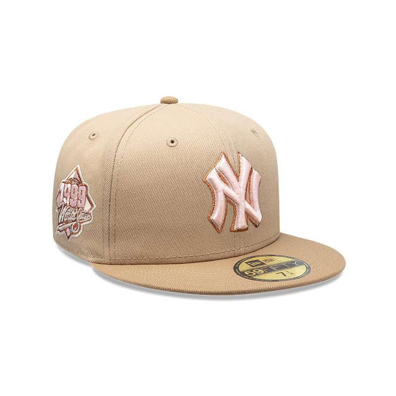 New Era Exclusive 5950 Neyyanco 99Ws Camel Khaki Pink