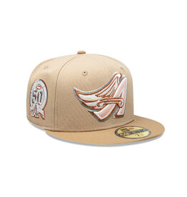 New Era Exclusive 5950 Anaangco 50Th Camel Khaki  Pink
