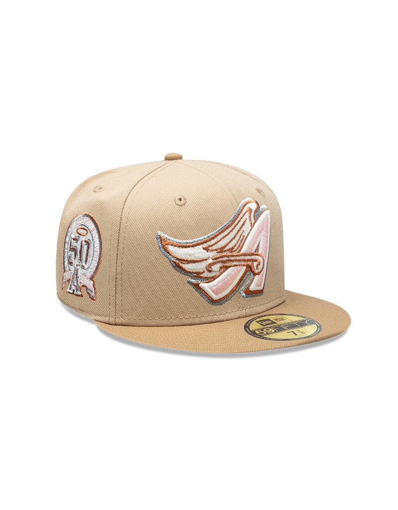 New Era Exclusive 5950 Anaangco 50Th Camel Khaki  Pink