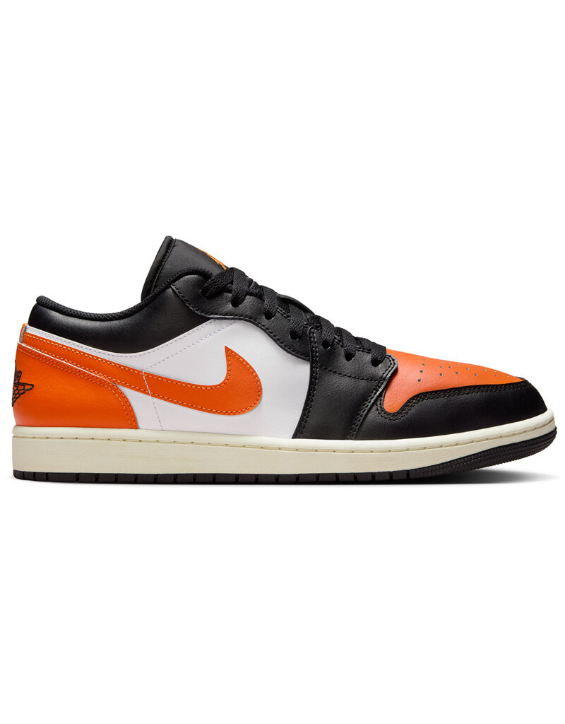 Jordan Air Jordan 1 Low- Black/Starfish/White/Sail