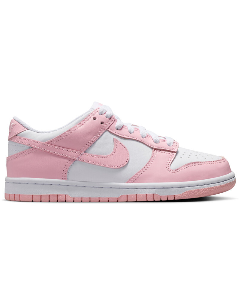Nike Nike Dunk Low Bg- White/Md Soft Pink/White-White