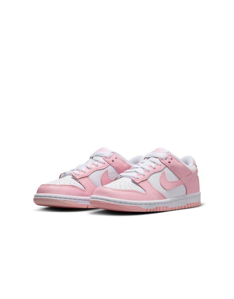 Nike Nike Dunk Low Bg- White/Md Soft Pink/White-White