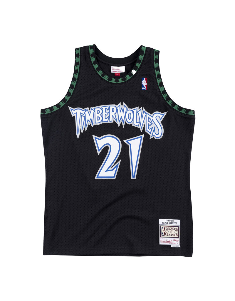 Mitchell & Ness Apparel Timberwolves Mitchell And Ness Nba Evergreen Collection Men Jersey