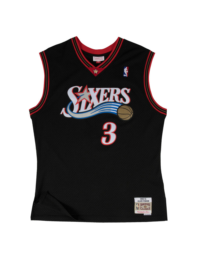 Mitchell & Ness Apparel Mitchell And Ness Nba Swingman Road Jersey 76Ers 2000 Allen Iverson