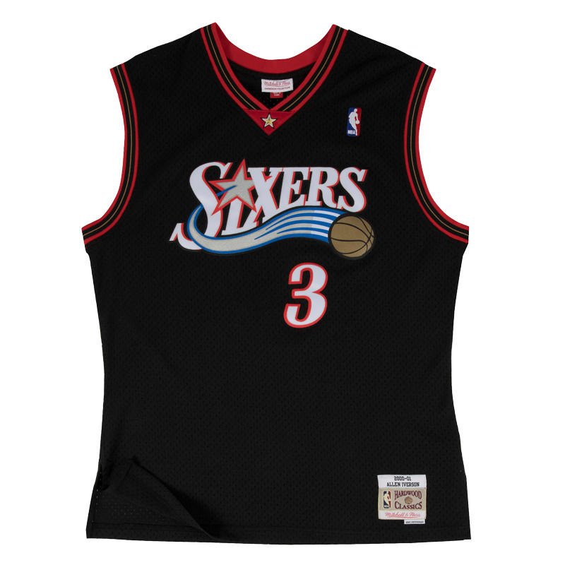 Mitchell & Ness Apparel Mitchell And Ness Nba Swingman Road Jersey 76Ers 2000 Allen Iverson