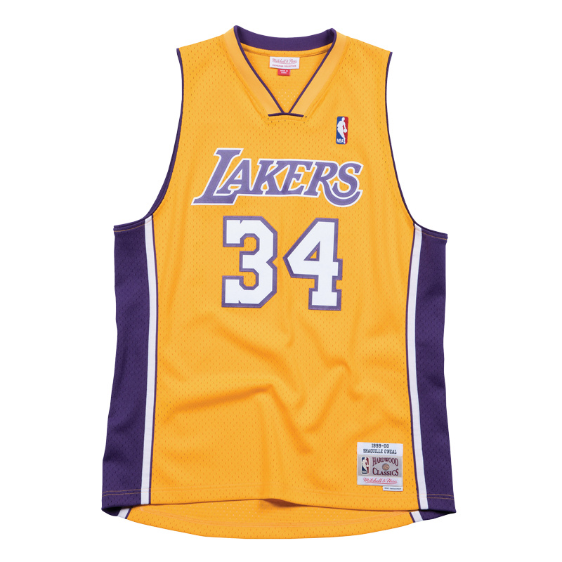 Mitchell & Ness Apparel Mitchell And Ness Nba Swingman Home Jersey Lakers 1999 Shaquille O'Neal