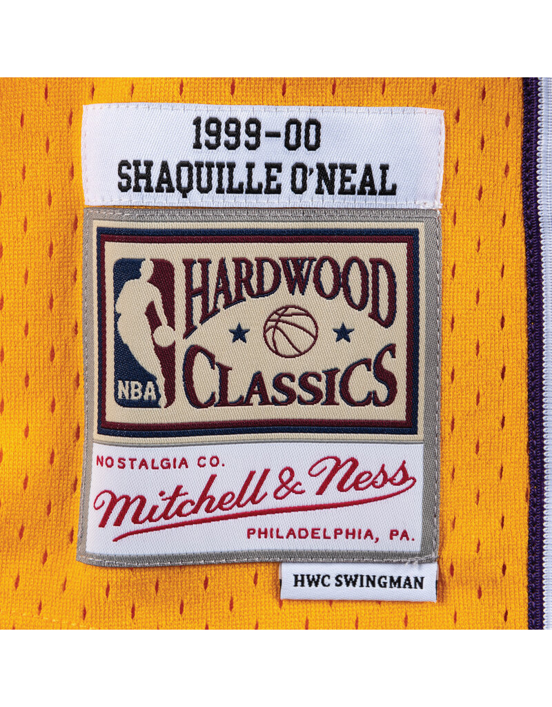 Mitchell & Ness Apparel Mitchell And Ness Nba Swingman Home Jersey Lakers 1999 Shaquille O'Neal