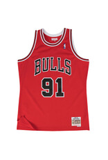 Mitchell & Ness Apparel Mitchell And Ness Nba Swingman Road Jersey Bulls 1997 Dennis Rodman